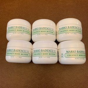 Mario Badescu Coconut Body Butter, 6 Travel Size = 6 oz, New without box